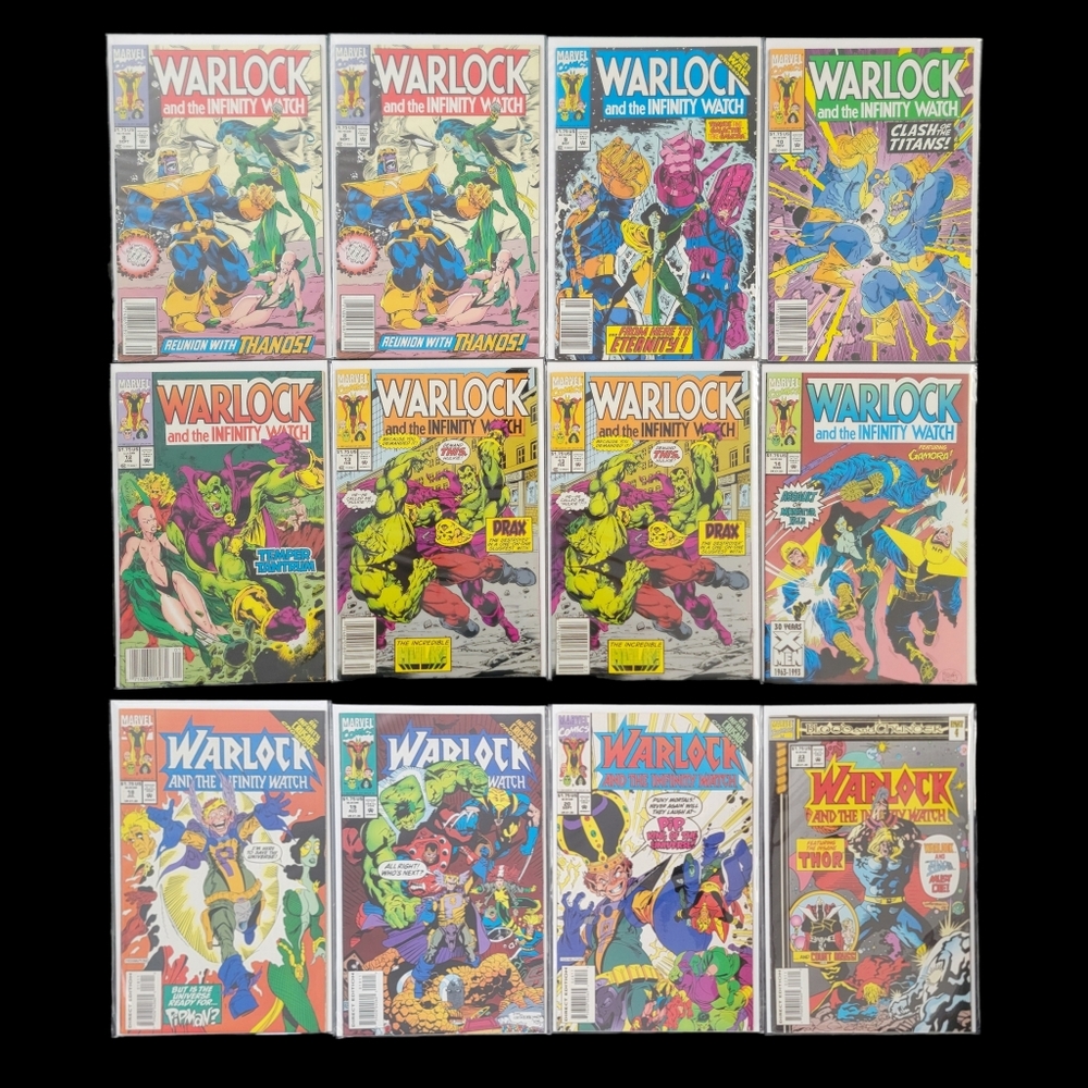 Marvel Warlock & The Infinity Watch Comic Book Lot 8-10, 12-14, 18-20, 23